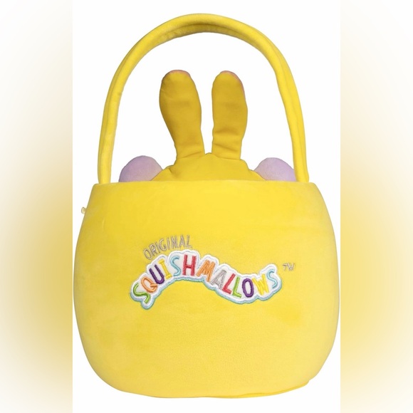 Squishmallows 12” Penny the Panda Easter Bunny Basket - Picture 4 of 6